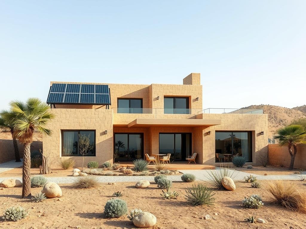 فيلا مستدامة صديقة للبيئة