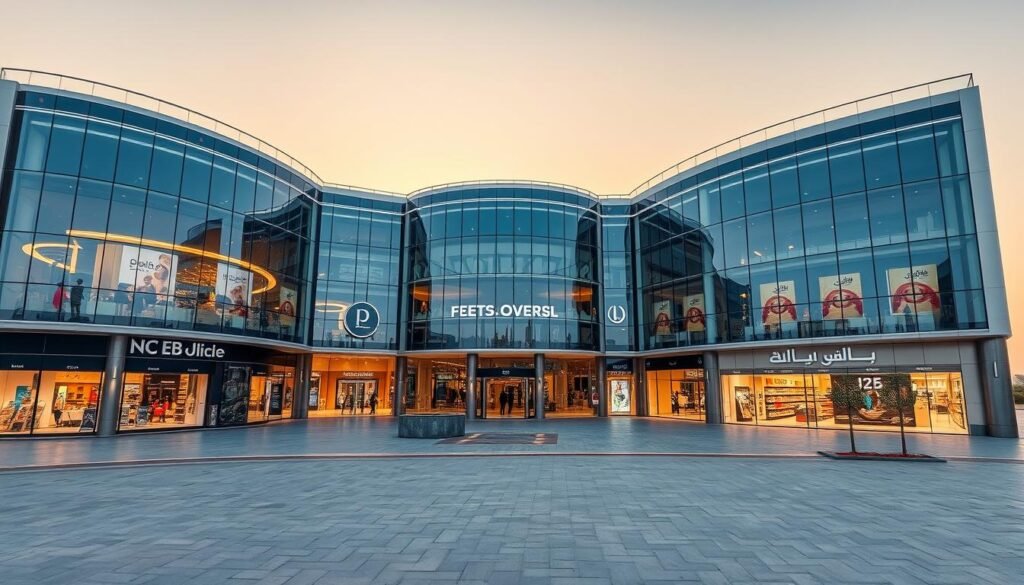 مجمع تجاري حديث تم تنفيذه بواسطة مقاول عام محترف في جدة