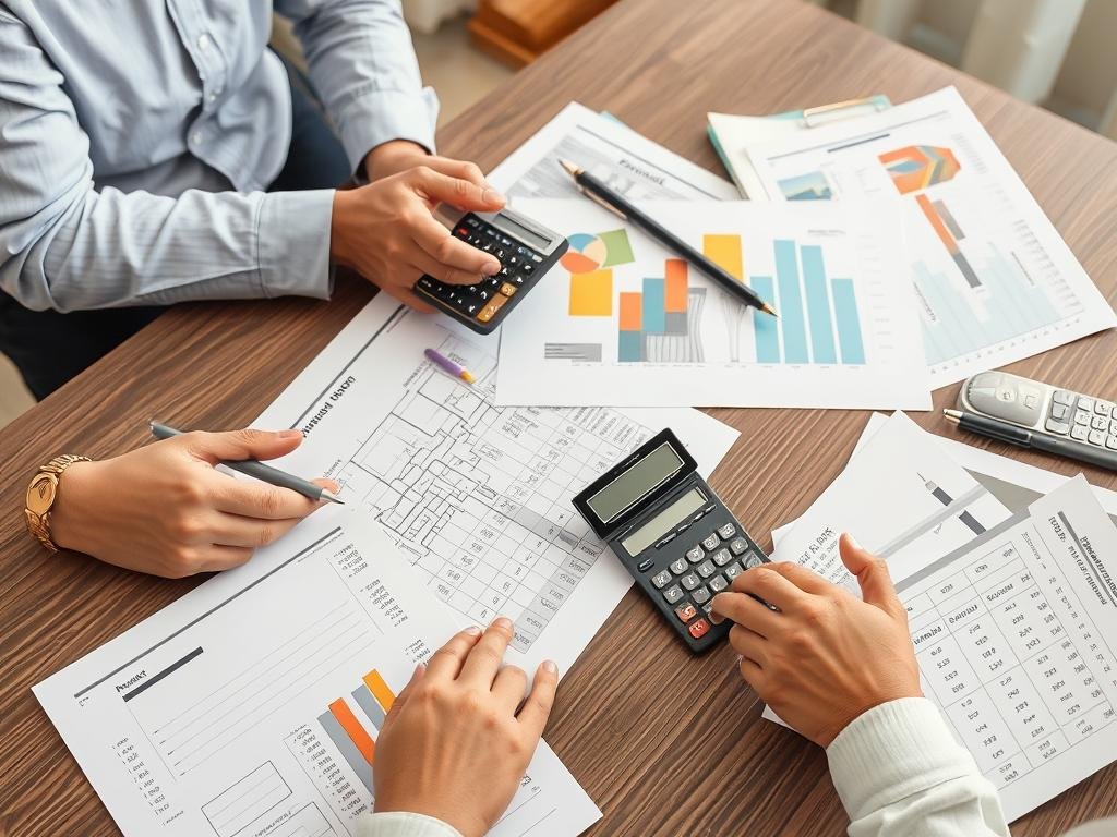 مخطط مالي لمشروع ترميم في منطقة حولي