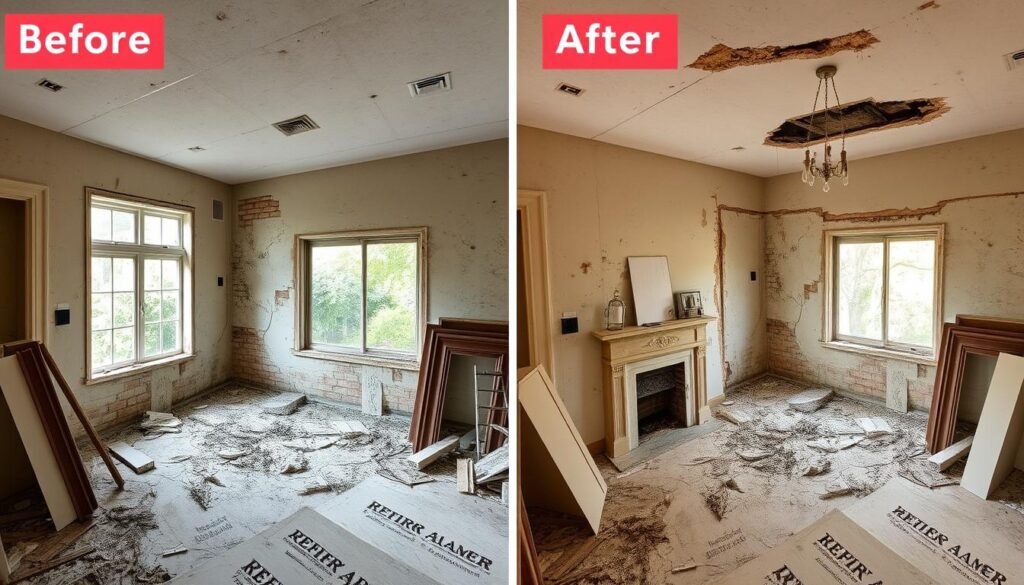 مراحل تنفيذ مشروع تكسير في منزل بمنطقة كيفان