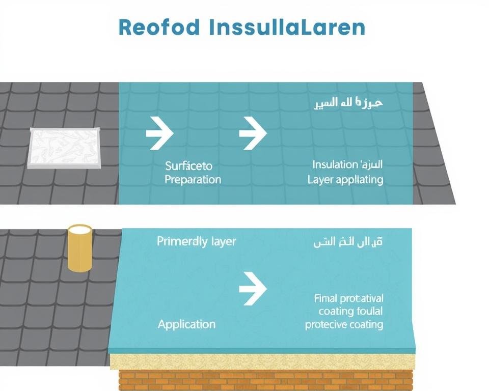 مراحل عزل السطح من البداية إلى النهاية
