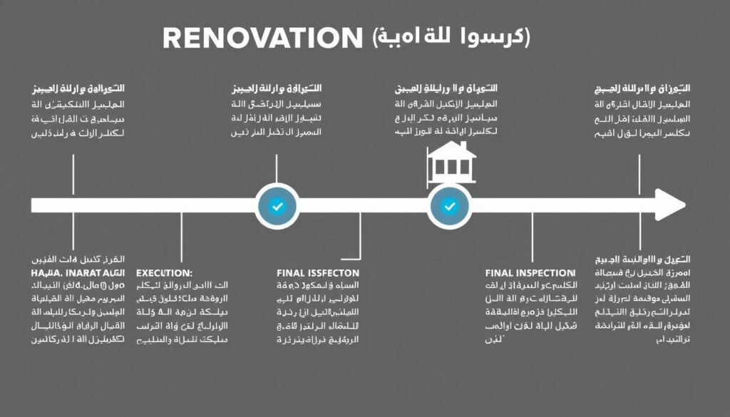 مراحل عملية الترميم مع مقاول ترميم الخالدية