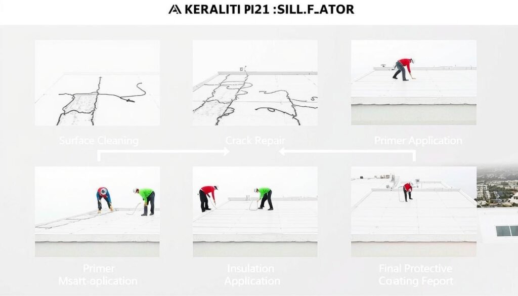 مراحل عملية عزل الأسطح التي ينفذها مقاول عازل أسطح حولي