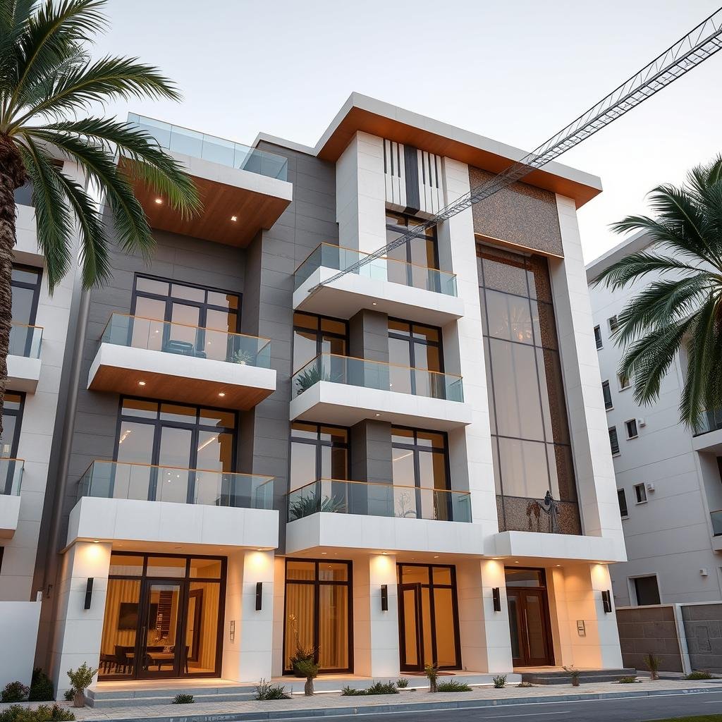 مشروع بناء تم تنفيذه بجودة عالية من قبل مقاول محترف