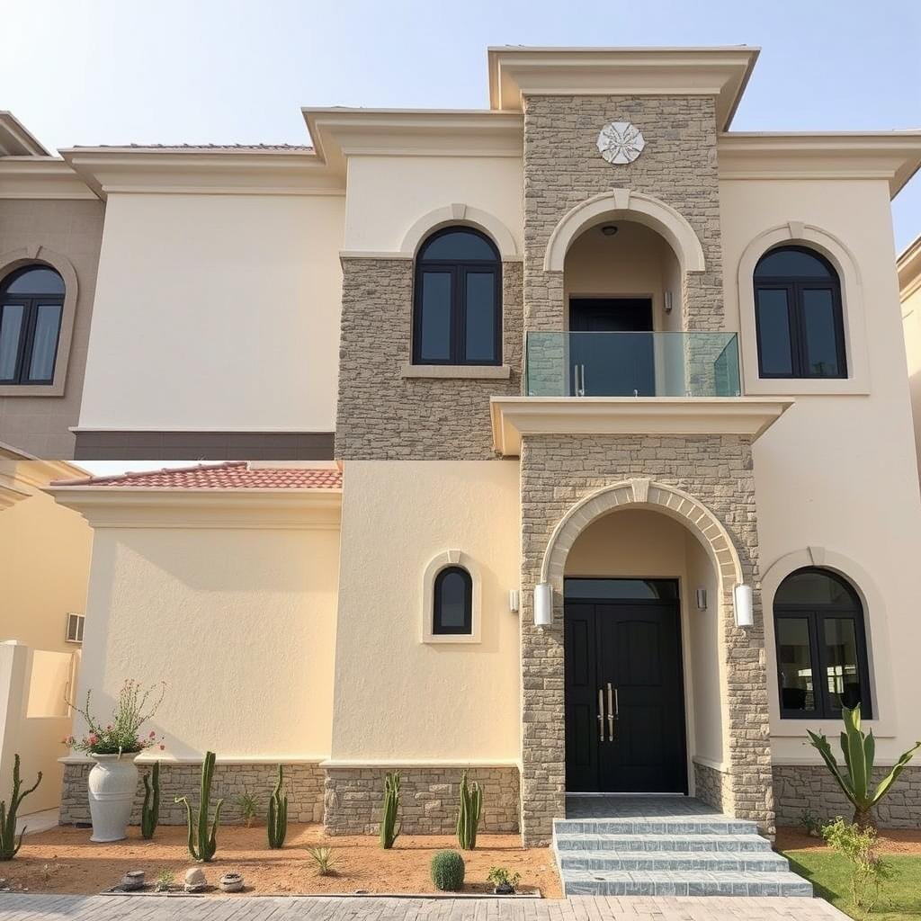 مشروع ترميم واجهة منزل في الجابرية