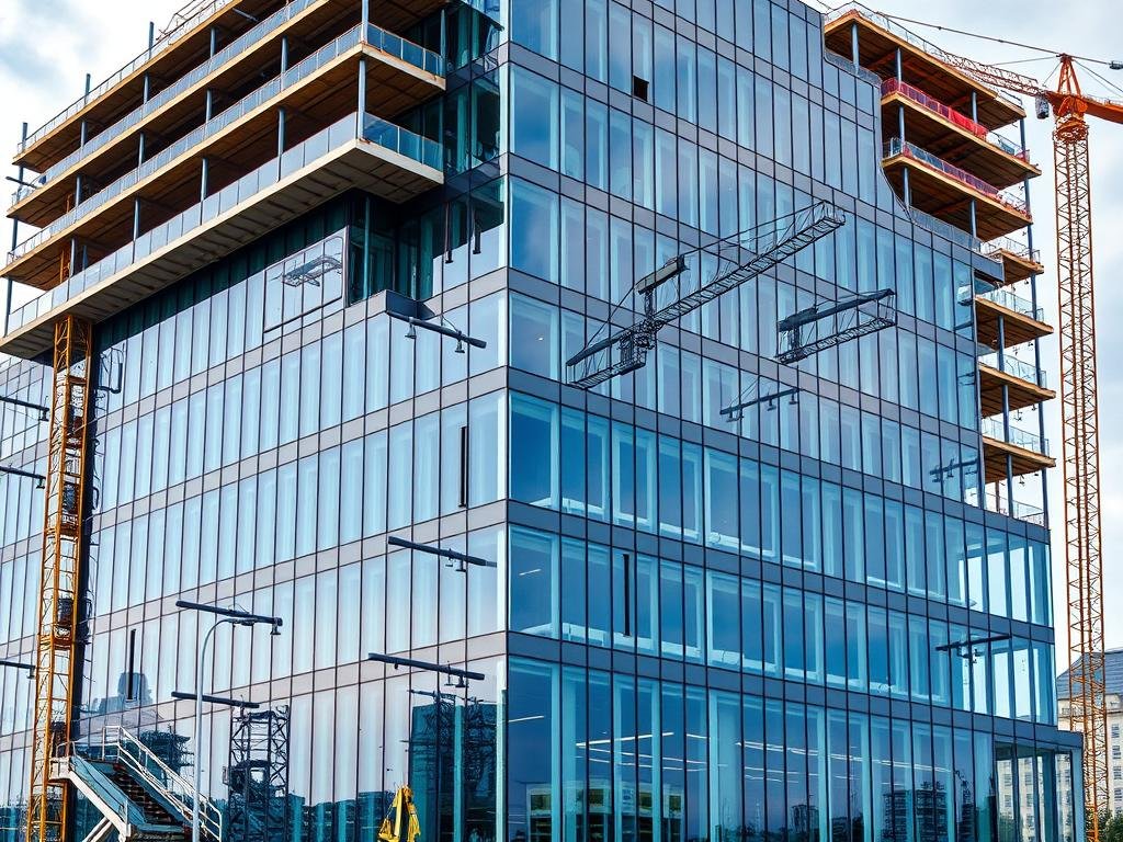 مشروع مقاولات تجاري - مبنى مكاتب حديث