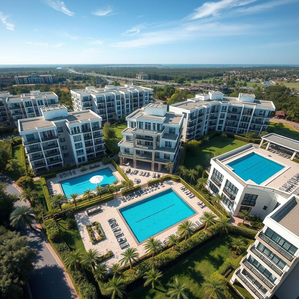 مشروع مقاولات عامة - مجمع سكني فاخر