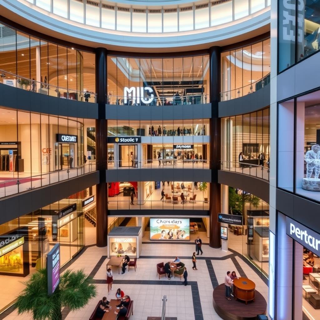 مشروع مقاولات عامة - مركز تجاري متعدد الاستخدامات