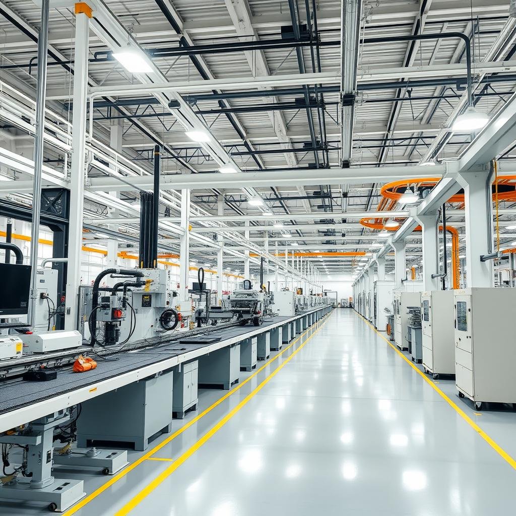 مشروع مقاولات عامة - منشأة صناعية متطورة