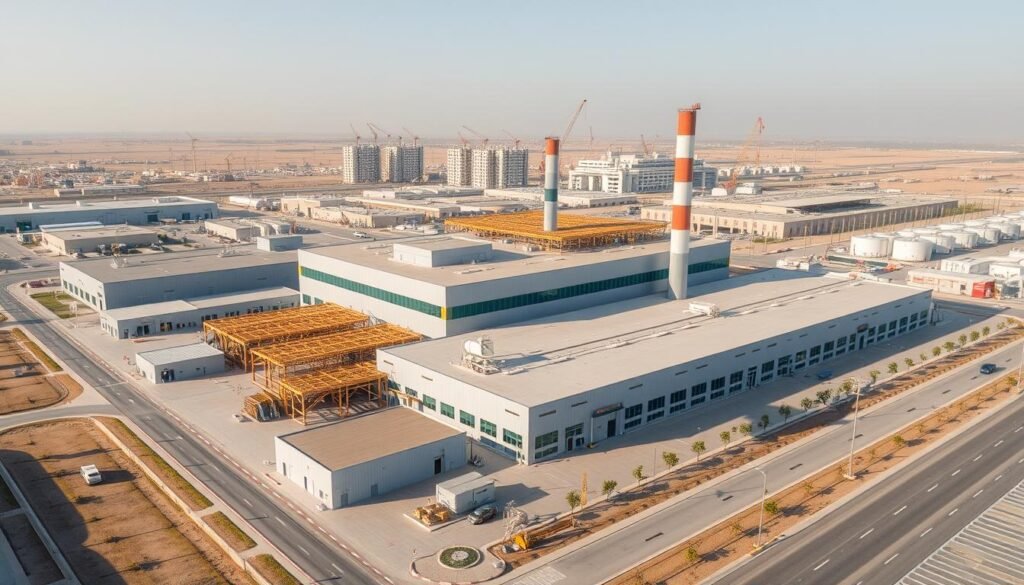 مصنع صناعي تم تنفيذه بواسطة مقاول عام محترف في الدمام