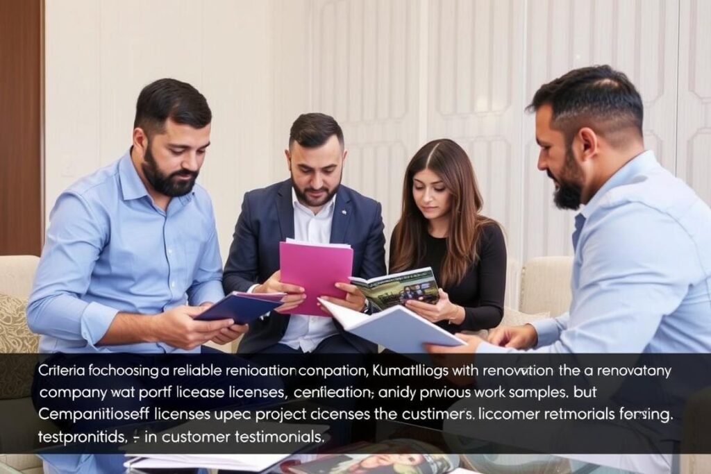 معايير اختيار شركة ترميمات الجابرية الموثوقة