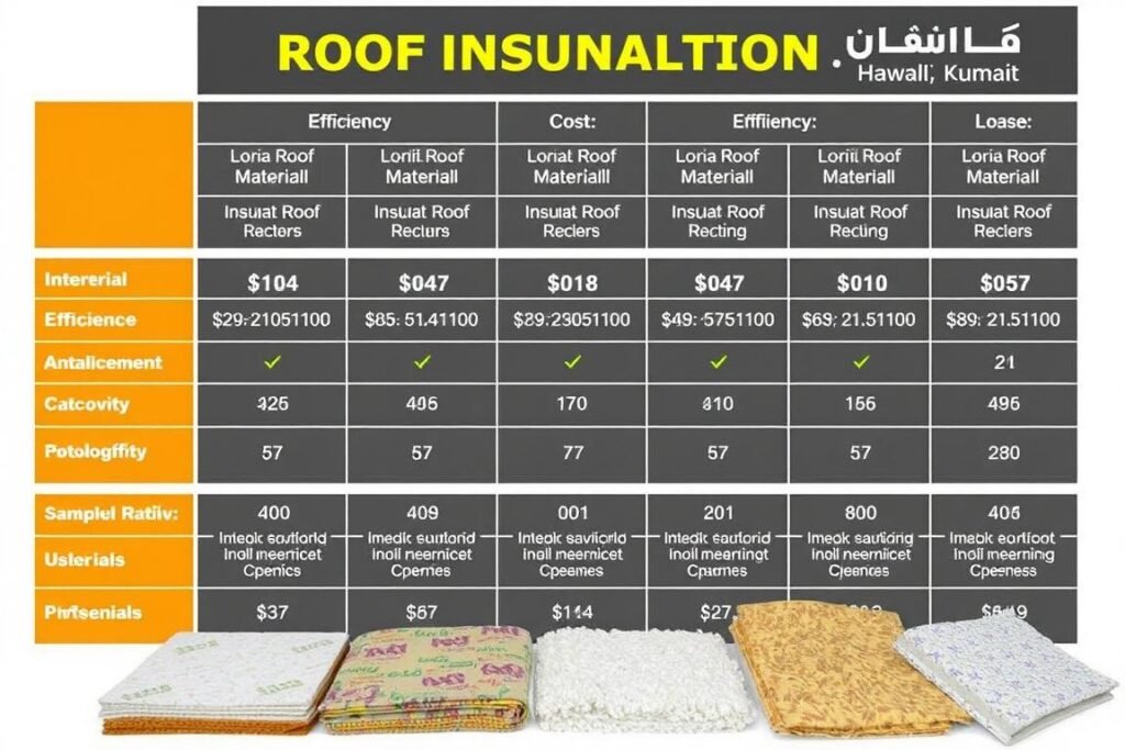 مقارنة بين أنواع العزل المختلفة من حيث التكلفة والفعالية من مقاول عازل أسطح حولي