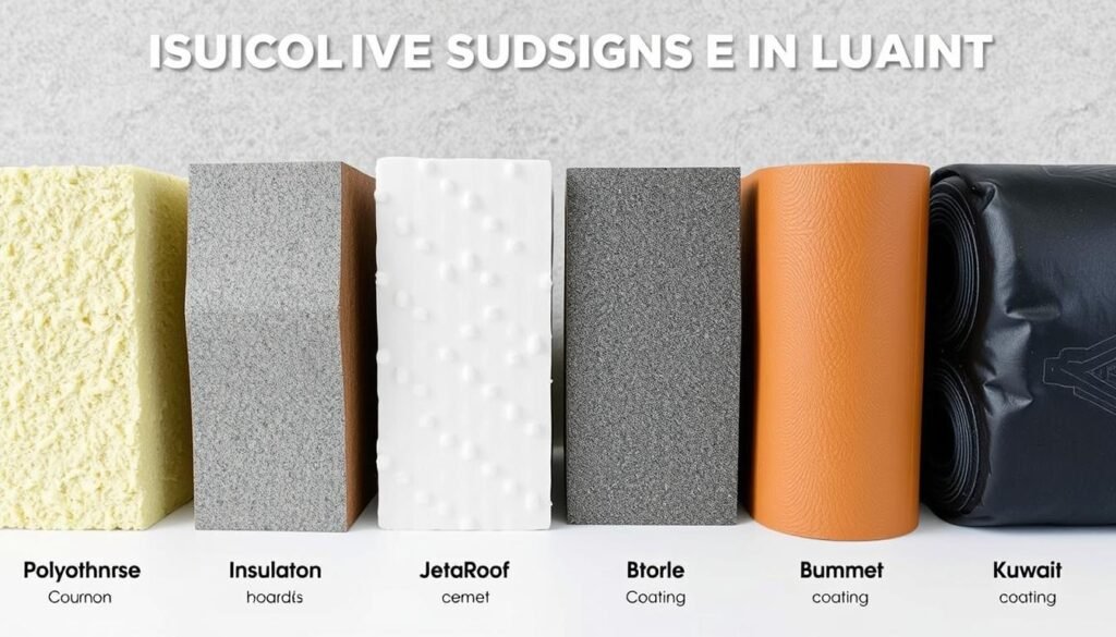 مقارنة بين أنواع العوازل المختلفة المستخدمة في عازل أسطح بيان