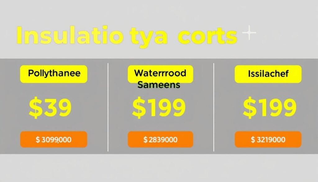 مقارنة بين تكلفة أنواع العزل المختلفة في الفيحاء