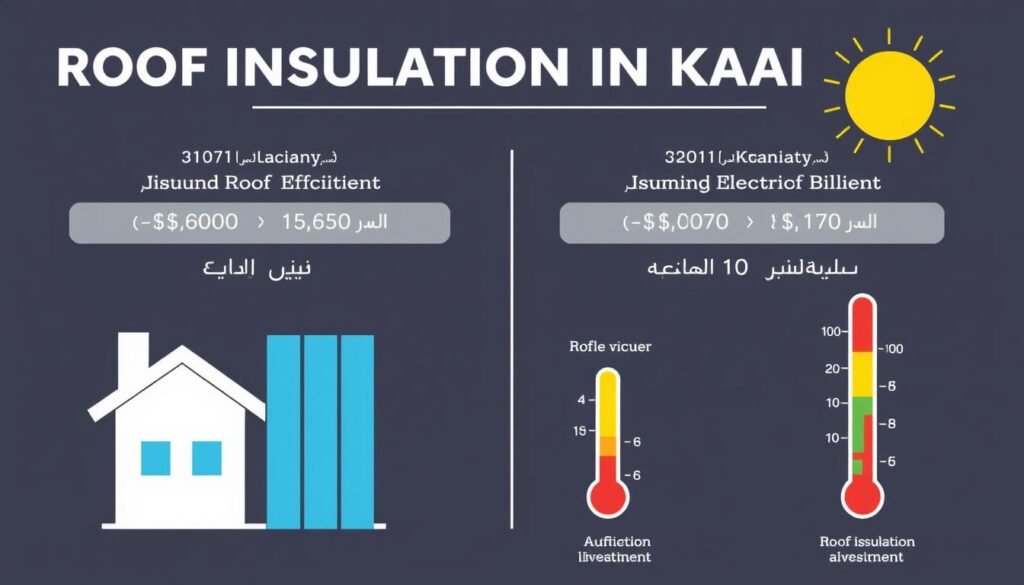 مقارنة بين تكلفة عازل أسطح خيطان والوفورات على المدى الطويل