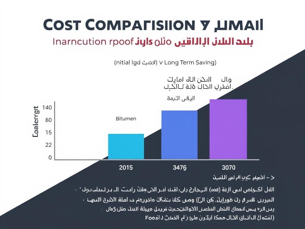 مقارنة تكلفة أنواع عازل أسطح السالمية