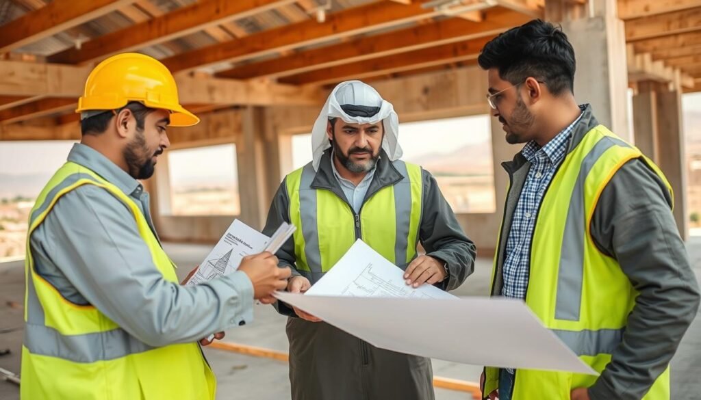 مقاول عازل أسطح الجهراء يقدم استشارة لعميل