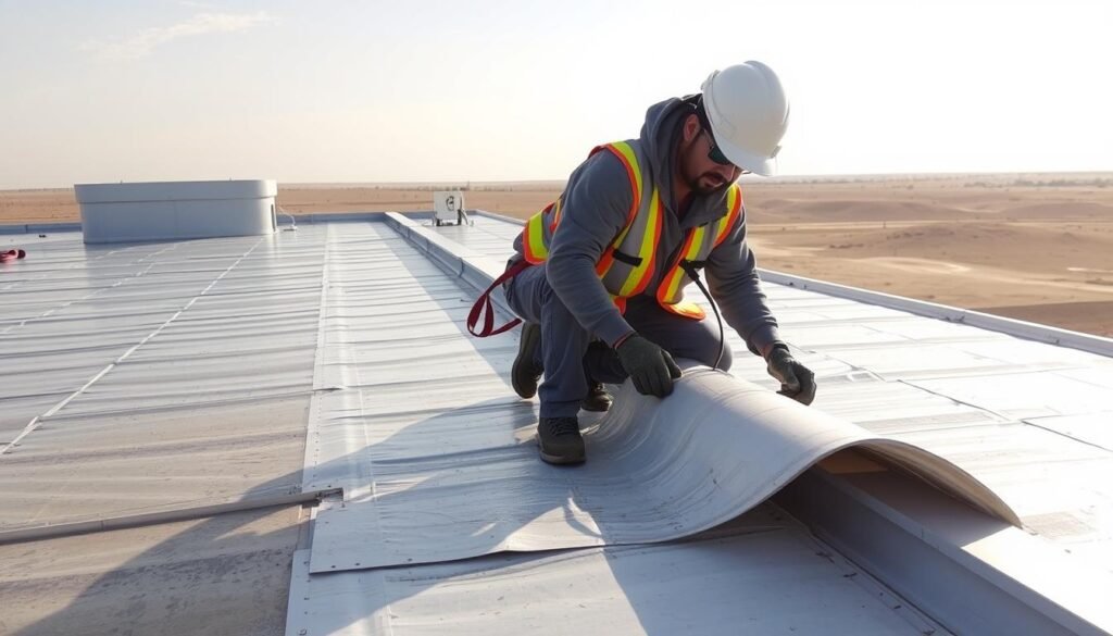 مقاول عازل أسطح الجهراء يقوم بتركيب عازل حراري