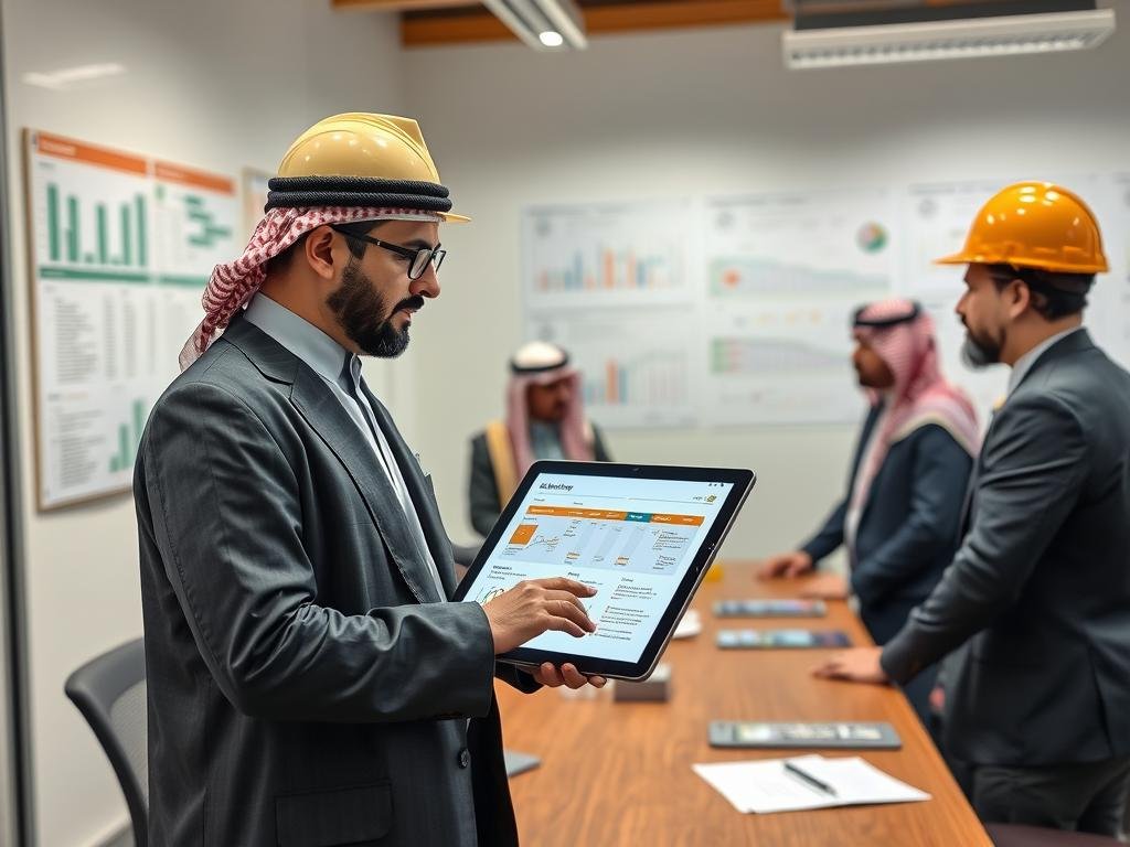 مقاول عام يقوم بإدارة المشروع ومتابعة الجدول الزمني