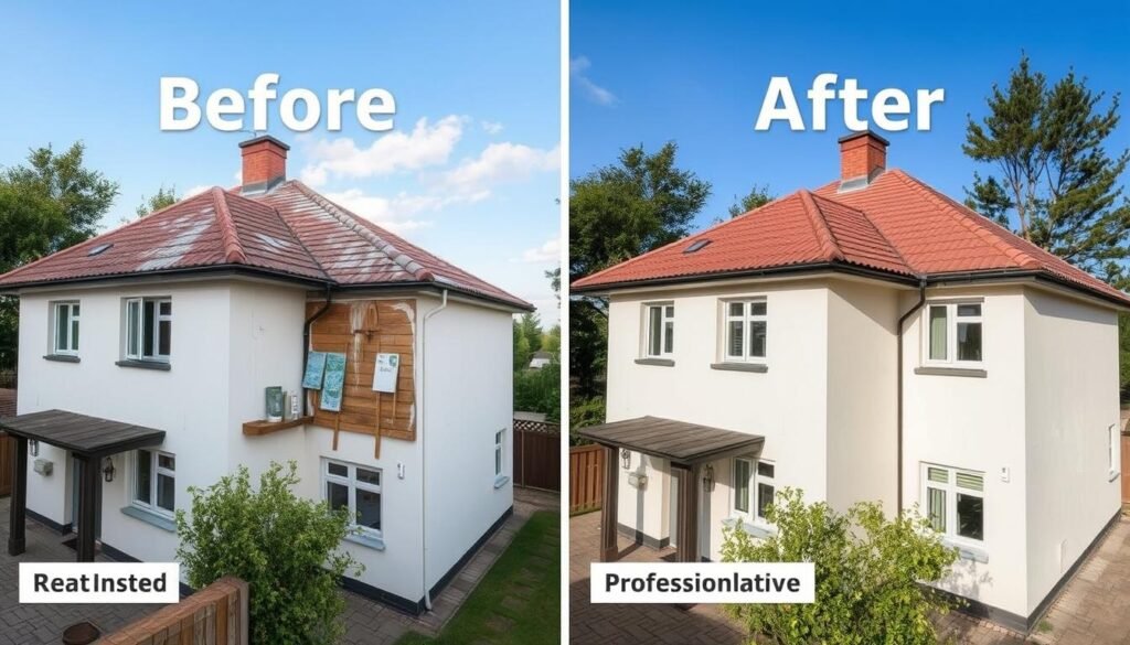 منزل في الرميثية بعد تطبيق العزل المائي والحراري من مقاول عزل أسطح الرميثية