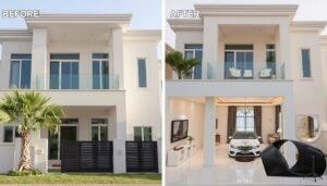 منزل في السالمية بعد الانتهاء من مشروع ترميم شامل يظهر التحول الكبير في المظهر والجودة منزل في السالمية بعد الانتهاء من مشروع ترميم شامل يظهر التحول الكبير في المظهر والجودة