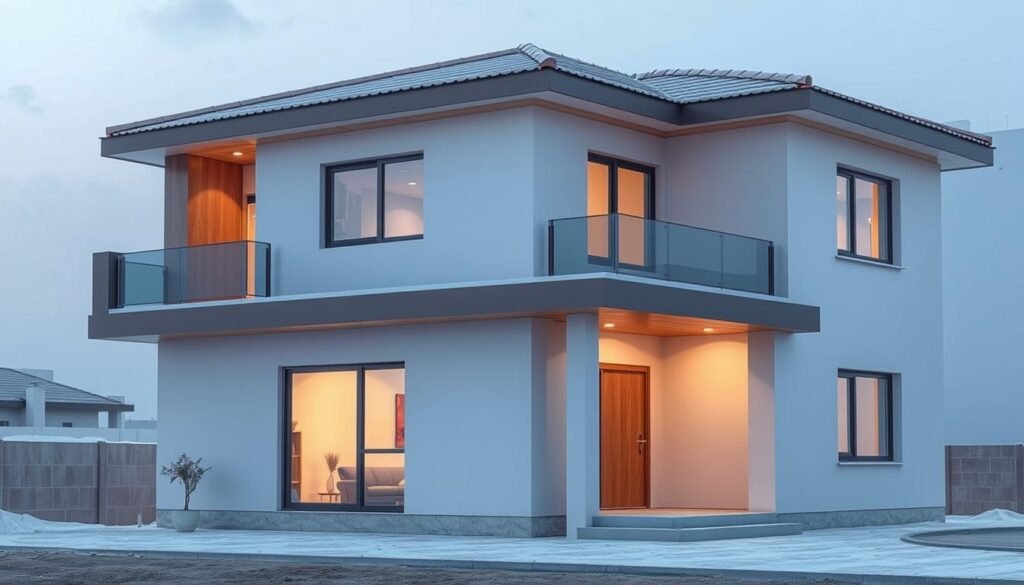 منزل محمي بعازل أسطح كيفان عالي الجودة يقاوم الظروف المناخية القاسية