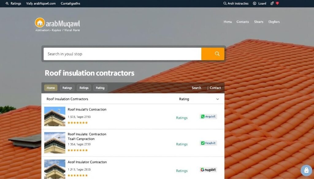 منصة arabmuqawl.com للبحث عن مقاولي عزل الأسطح في مشرف