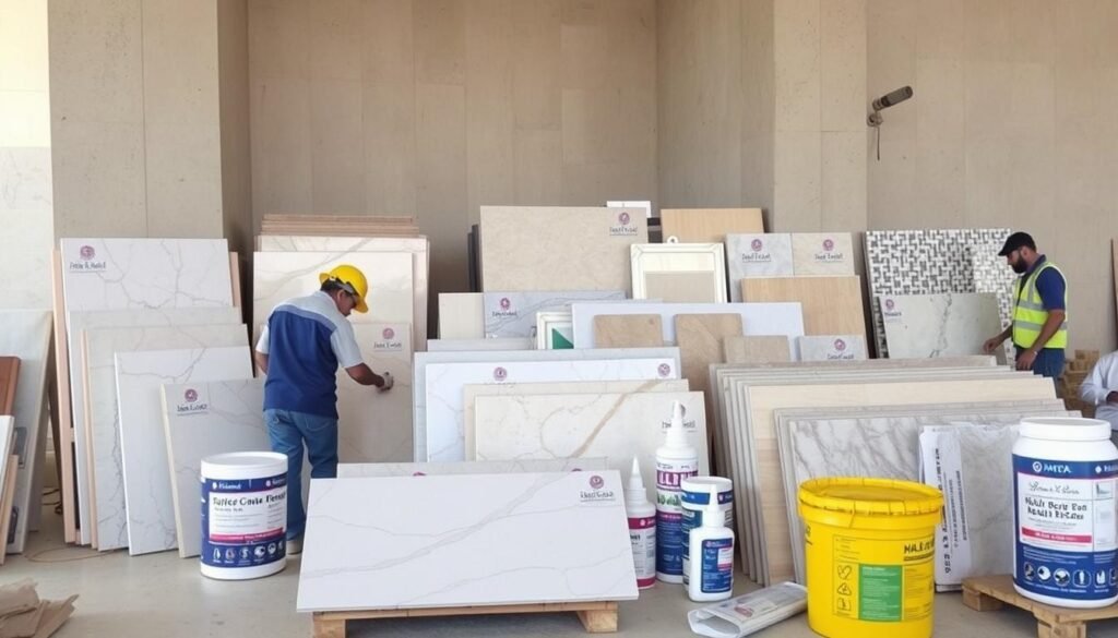 مواد عالية الجودة مستخدمة في ترميمات الجابرية