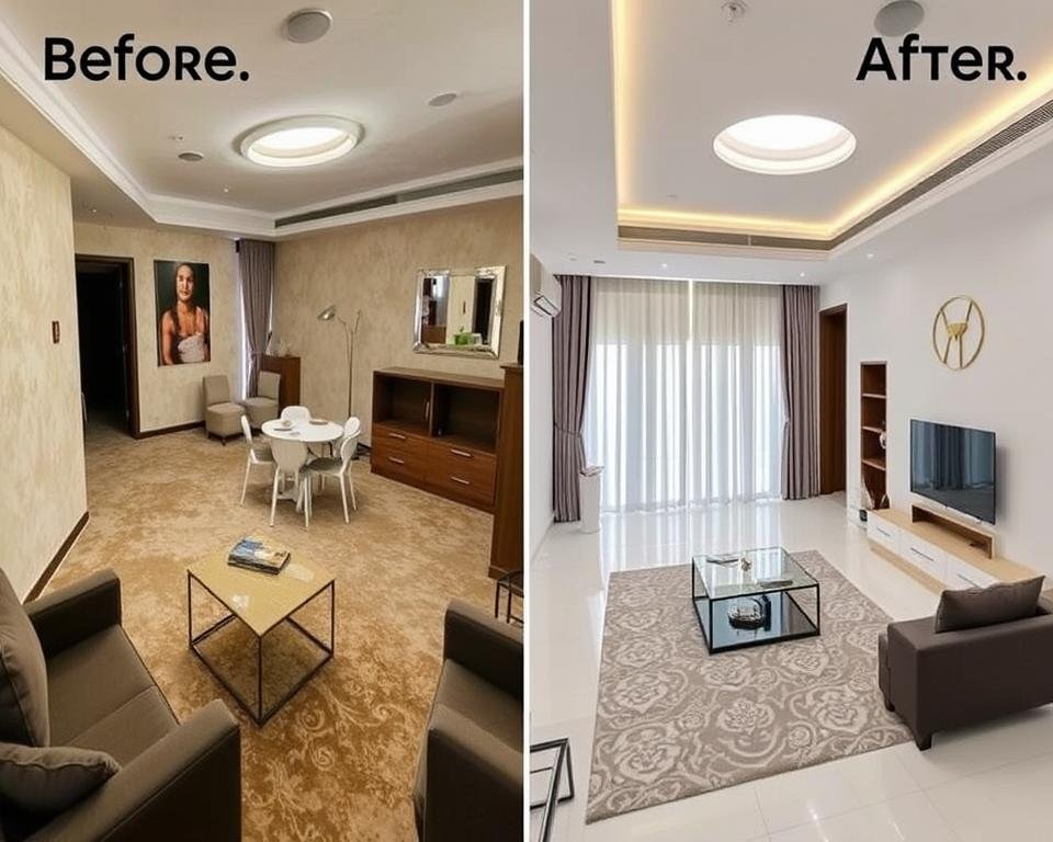 نتيجة نهائية لتجديد شقة في الجابرية بعد التكسير