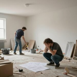 عدم التخطيط الكافي للترميم