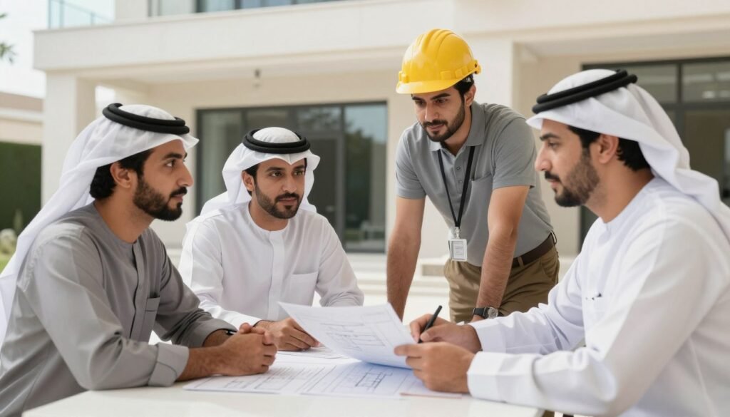متابعة مشروع شركة مقاولات مع العميل متابعة مشروع شركة مقاولات مع العميل