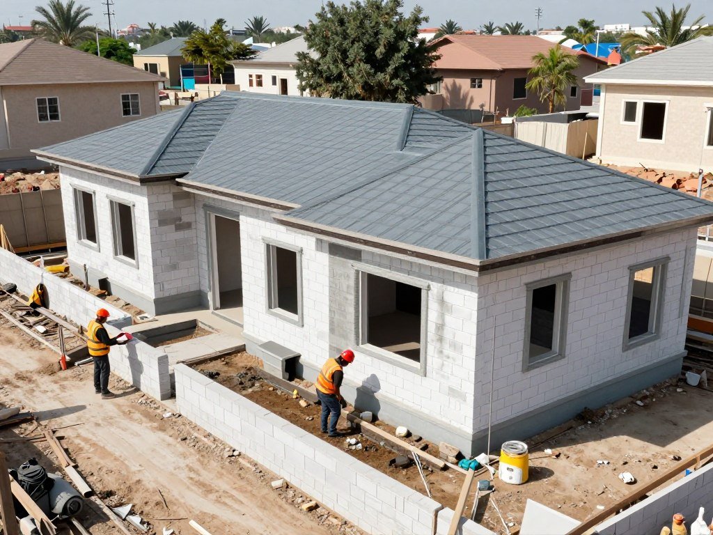 مراحل تنفيذ بناء ملاحق في الكويت