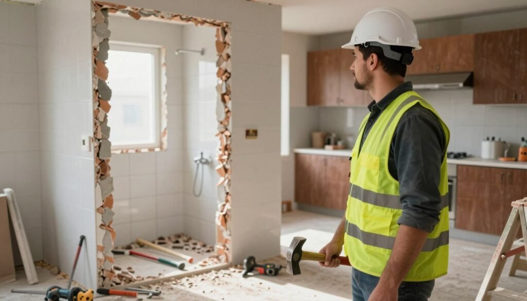 مقاول تكسير حمامات ومطابخ